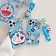 thumbnail image 2 of Funda Para Teléfono Doraemon De Dibujos Animados Con Colgante De Muñeca Para Samsung Galaxy S23 S22 Ultra S21 Plus S21FE S20 A14 A53 A71 A51 A50 A20s A10s A51 A51, 2 of 4