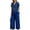Navy, variant on 2 Piece Sets for Women Short Sleeve Cotton Linen Embroidered Shirts Wide Leg Capri Pants with Pockets Matching Sets