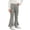 Gray, variant on Boys Girls Loungewear Full Length Pants Girls Solid Flare Pants with Pockets Soft Cotton Casual Fashion Kids Bottoms