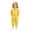 F249 Yellow, variant on Curuila Children Girls Jumpsuits Short Sleeve Solid Color Lapel Button Down Bodysuits For Girls Summer Fashion Clothes Purple Size 18-24 Months
