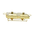 thumbnail image 2 of GROWTH TANK Chafer Easy to Use Rectangular 1.8L Kitchenware Pan for Weddings Hotel Event Gold, 2 of 9