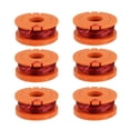 thumbnail image 2 of SPRING PARK 4/6Pcs Replacement Spool Line For Grass Trimmer/Edger with Cap for WORX WA0010, 2 of 6