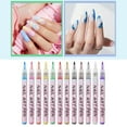 thumbnail image 3 of 12Pcs/Set Colourful Waterproof Nail Graffiti Pen 3D Nail Drawing Liner Manicure Pen Abstract Tool, 3 of 10