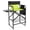 Green/Black, variant on TerraOutfit 26" Tall Directors Chair Height Seat Folding with Side Table Storage Bag, Support for 300Lbs Portable Makeup Artist Chair with Bar Height(Dark Green/Black)
