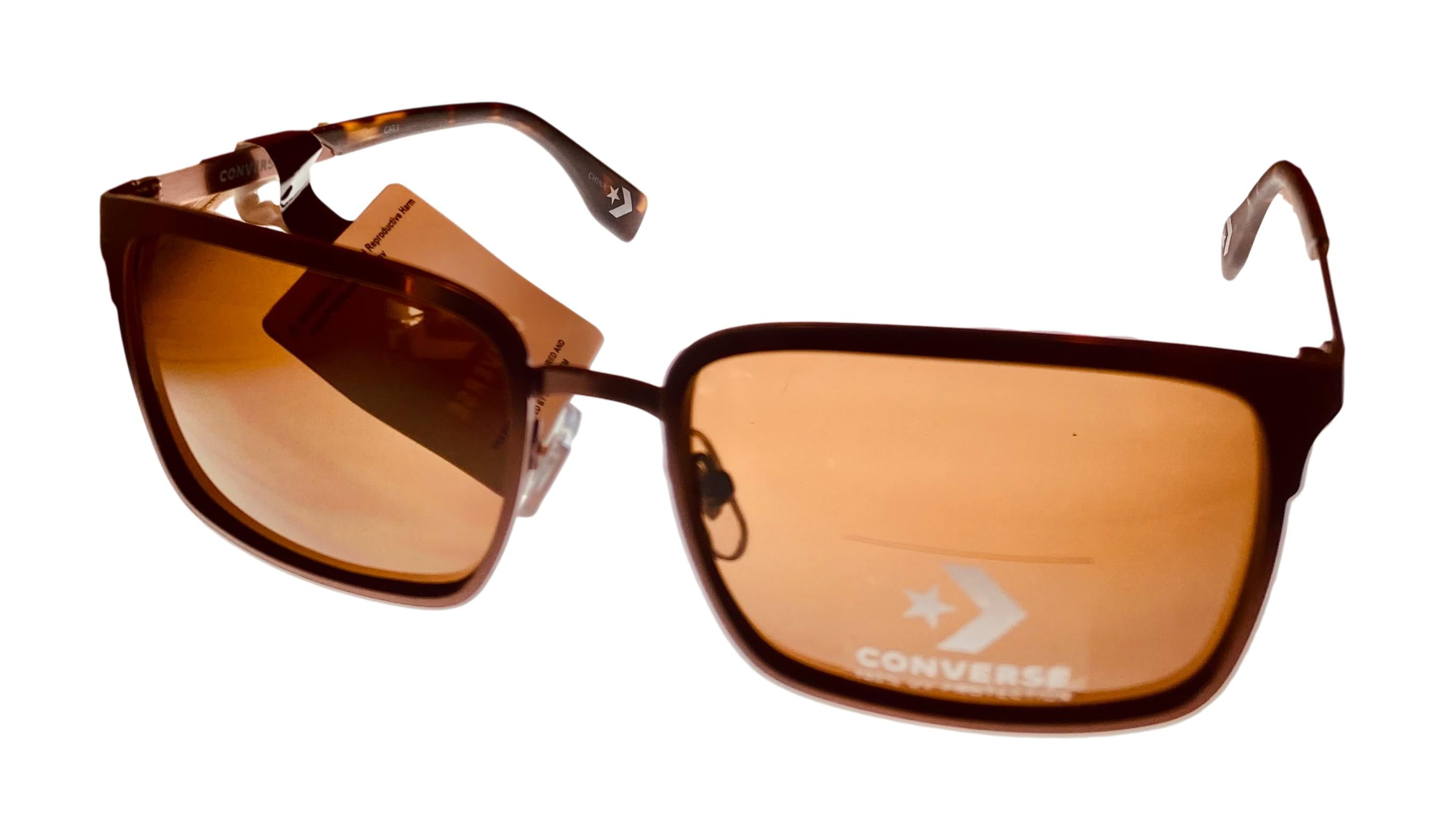 Lucky Brand Brown Mens Metal Sunglass Solid Brown Lens DS02