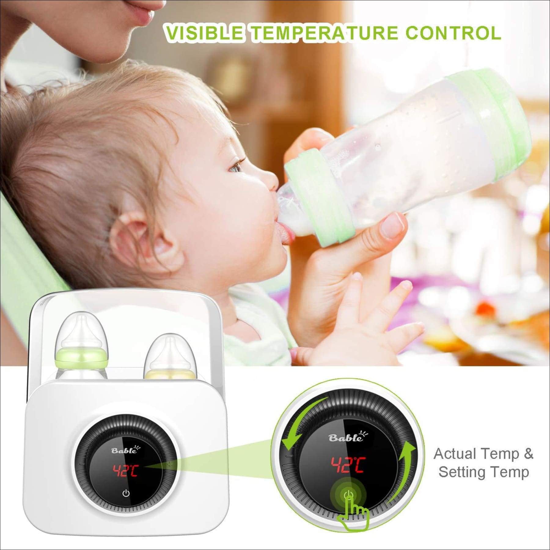 bable baby bottle warmer