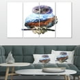 thumbnail image 1 of Owl Double Exposure Illustration - Large Animal Canvas Art Print, 1 of 4