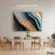 thumbnail image 2 of Cuadro Decorativo Canvas Revolution Abstracto Eco Natural Dorado 90x60, 2 of 3