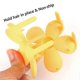 thumbnail image 3 of 6 Pcs Small Acrylic Hair Claw Clips Plastic Flower Shaped Jaw Clips Non Slip Hair Clamps Barrette Hair Accessories for Women Girls Headwear, 3 of 5