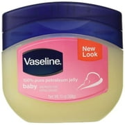 Vaseline 100% Pure Petroleum Jelly, Baby 13 oz (Pack of 4)