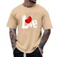 thumbnail image 1 of Tops para hombre, blusas y camisas de manga corta con cuello redondo para hombre, camisetas casuales con estampado de moda para hombre, blusa de manga corta, blusa de poliéster para hombre., 1 of 4