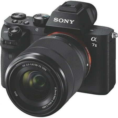 Sony Alpha a7II 24.3 Megapixel Mirrorless Camera with Lens, 1.10", 2.76", Black