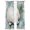 Blue, variant on Blue Coastal Sheer Curtains 84 Inch Length 2 Panels Set, Retro Botanical Beach Nautical Shell Voile Window Treatment Rod Pocket Curtains Sheers Drapes for Bedroom/Living Room/Kitchen 52"x84"x2