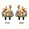thumbnail image 5 of Acrylic Chicken Yard Decorations – 2D Flat Garden Rooster Artwork for Outdoor Lawn Patio Farm Decor, Hen Yard Art Insert for Backyard Landscape, Outdoor Potted Plants Ground Insertion 9.65"x11.81", 5 of 8