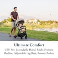 thumbnail image 4 of Inglesina Quid Stroller - Alpaca Beige - Ultra Compact Lightweight Travel Stroller, Babies and Toddlers, Airplane Overhead, Foldable, Reclining Seat, Collapsible Canopy, 3 Months - 50 lbs, BPA Free, 4 of 5