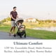 thumbnail image 4 of Inglesina Quid Stroller - Alpaca Beige - Ultra Compact Lightweight Travel Stroller, Babies and Toddlers, Airplane Overhead, Foldable, Reclining Seat, Collapsible Canopy, 3 Months - 50 lbs, BPA Free, 4 of 5