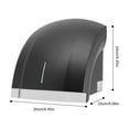 thumbnail image 2 of Miumaeov Automatic Electric Hand Dryer Commercial 1800W High Speed Hand Dryers for Home Bathroom Black, 2 of 20
