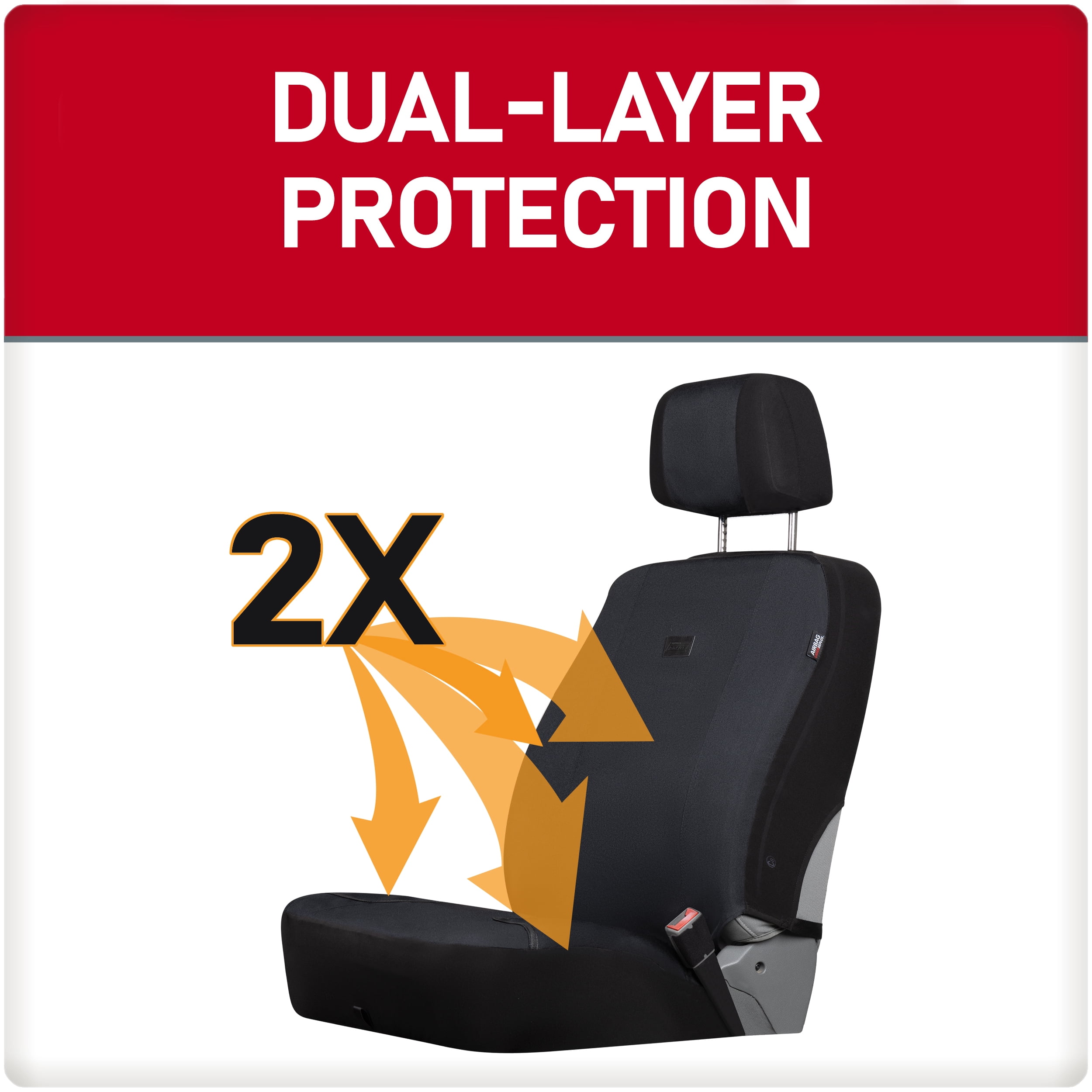 Genuine Dickies 1-Piece Black Pro-Grade Heavy-Duty Truck Seat Cover