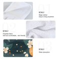 thumbnail image 2 of Yayeee Kitchen Hanging Hand Towels Set of 2 with Loop Bathroom Absorbent Tie Towel, Green Floral Oranges, 2 of 7