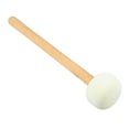 thumbnail image 1 of Baqueta de fieltro suave, mazo de batería, mazo de batería antideslizante, mazo de batería con mango de madera, durabilidad prolongada, 1 of 12