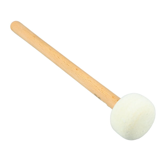 Baqueta de fieltro suave, mazo de batería, mazo de batería antideslizante, mazo de batería con mango de madera, durabilidad prolongada