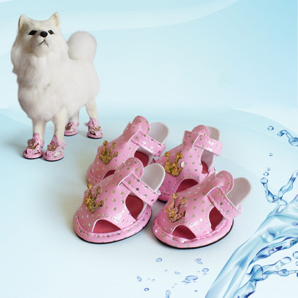 Shldybc Dog Shoes for Hot Pavement, Fashion Dog Summer Shoes Breathable