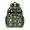 Football and Tennisball Green Pattern, variant on Football and Tennisball Green Pattern Cute School Backpack Bag for School with Padded Back and Adjustable Shoulder Straps 15.25"x11.5"x5.25"