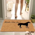 thumbnail image 4 of Tapis de Porte en Fibre de Coco 16x24 Pouces pour Entrée Extérieure, Tapis de Porte Intérieur Antidérapant, Accessoires Naturels pour Entrée, Porte d'Entrée, Patio, Porche, Intérieur Extérieur, 4 of 6