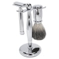 thumbnail image 3 of Shaving Set, Brush Holder Professional Shaving Brush 3pcs  For Salon, 3 of 8