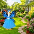 thumbnail image 4 of Sruoe Porch Goose Outfits, 23 Inch Porch Goose Clothes, Goose Clothes Dress, Duck Sculpture Clothes for Lawn Statue Cement Statue Yard Patio Party Decoration, 4 of 7
