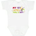 thumbnail image 3 of Inktastic My 1st April Fools Day with Jester Hat Boys or Girls Baby Bodysuit, 3 of 5