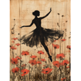 thumbnail image 1 of Qisvanset 12x16 Inch Mourning To Dancing Quote Canvas Wall Art, Vintage Floral Religious Art Apartment Home Decor, 1 of 8
