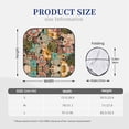 thumbnail image 3 of Haiem Watercolor Flower Windshield Sun Shade: Universal Foldable 2-Piece Car Front Window Sunshade - Blocks Uv Rays, And Reduces Heat,Essential Car Accessory Large, 3 of 7