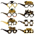 thumbnail image 1 of 8pcs 2024 Gamias de graduación Gafas de graduación Propiedades de fotografías suministros de fiesta de graduación, 1 of 6
