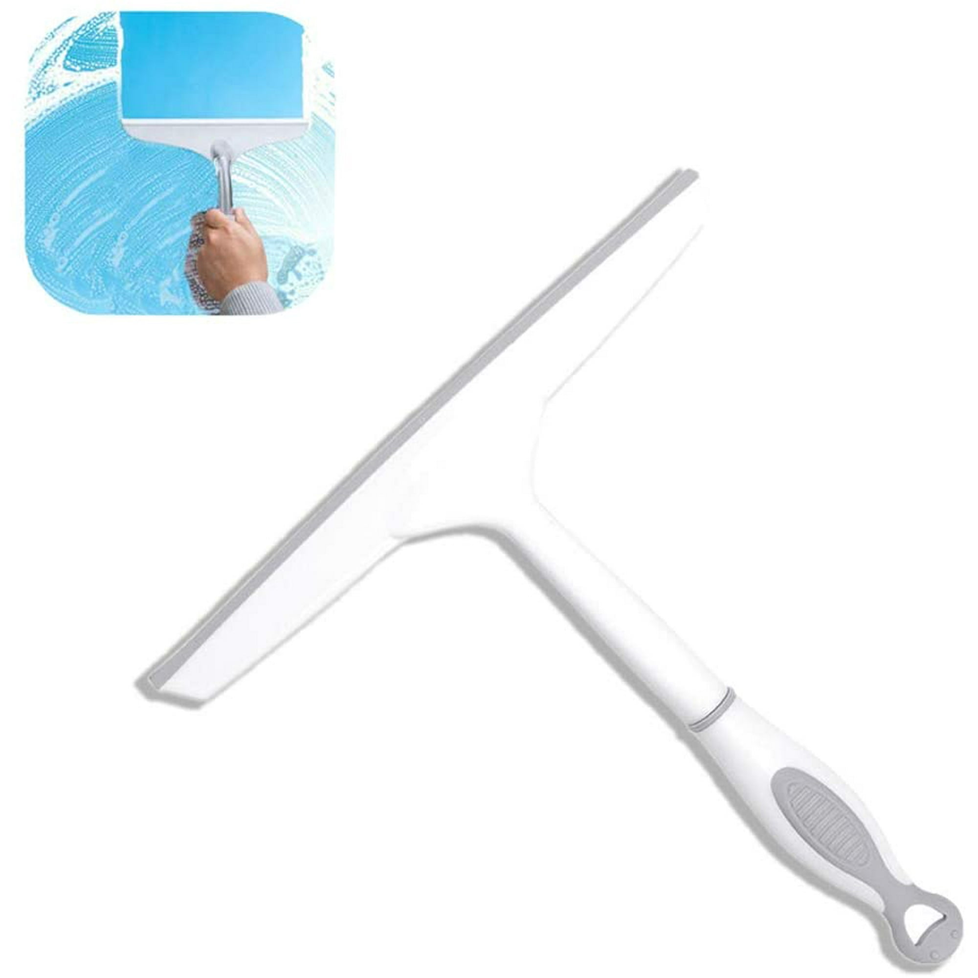 Shower Glass Wiper, Universal Wall Mounted Shower Squeegee, Non-marking Glass  Cleaner, Used For Mirror, Tile Cleaning, Off-white