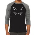 thumbnail image 1 of Men's Raglan Baseball Word Art T-shirt - Whiskers, 1 of 2