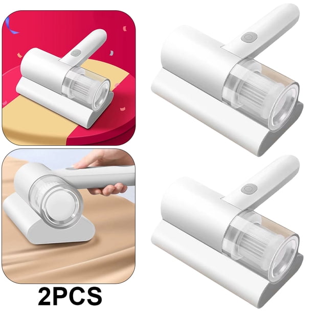 Eliminador Ácaros Al 2 Uds. Recargable Con Luces UV para Limpieza Colchones Y Sofás