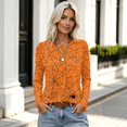 thumbnail image 4 of Halloween Crewneck Sweatshirt for Women 2026 Long Sleeve Funny Graphic T-Shirt Casual Tunic Tops Adult, 4 of 6