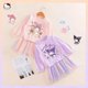 thumbnail image 1 of Anime Sanrioed Cinnamoroll Girls' Dresses Kawaii Kuromi My Melody Children Long Sleeved Clothing Party Cartoon Princess Dress, 1 of 5