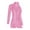 Pink, variant on TiaoBug Kids Girls Sequins single Long Sleeve Jazz ballet Dance Leotard Gymnastic Jumpsuit Unitard Silver 16