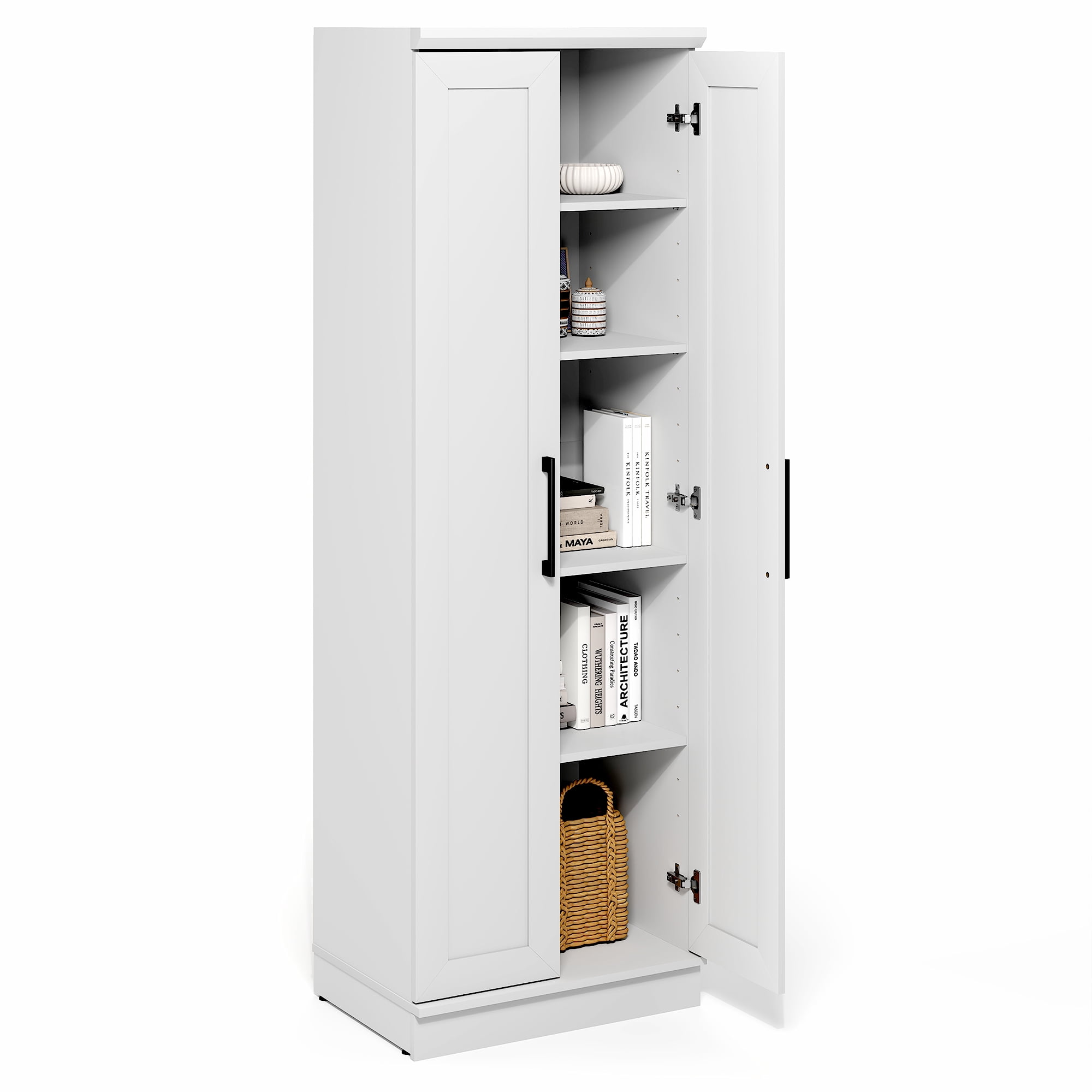 Furinno Robin Storage Kitchen Cabinet with 2 Doors 23W in White