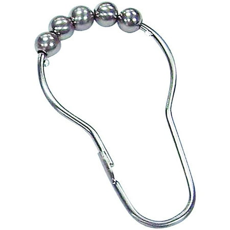 Elegant Home Decorative Shower Hooks, Satin Nickel