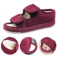 thumbnail image 2 of Sandalias diabéticas zapatos diabéticos ajustables para mujeres y hombres (38-39) rojo, 2 of 8