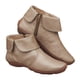 thumbnail image 5 of NECHOLOGY Botas Mujer Adulto Femenino Zapatos Botines mujer Moda mujer color sólido otoño cremallera plana botines cortos zapatos de punta redonda (Khaki, 8), 5 of 6