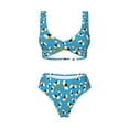 thumbnail image 4 of Rocae Flying Bees for Bikini Set for Women Two Piece Sexy High Swimsuits Split Crossover Bikini, 4 of 9