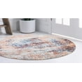 thumbnail image 3 of Rugs.com Gossamer Collection Rug – 5 Ft Round Brick Red Medium Rug Perfect For Kitchens, Dining Rooms, 3 of 9