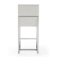 thumbnail image 7 of Home Square 37" Faux Leather Barstool in Pearl White - Set of 2, 7 of 7