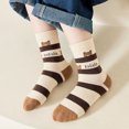 thumbnail image 5 of 5 pares de calcetines unisex para bebé, calcetines cálidos de algodón antideslizantes, calcetines con patrón de dibujos animados para niños pequeños, bebés M para 4 a 6 años, 5 of 5