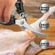 thumbnail image 3 of Tijeras de cocina resistentes para uso intensivo con mango antideslizante y cierre de seguridad - Tijeras para aves de corral para carne, pollo, huesos y aves de corral, 3 of 4