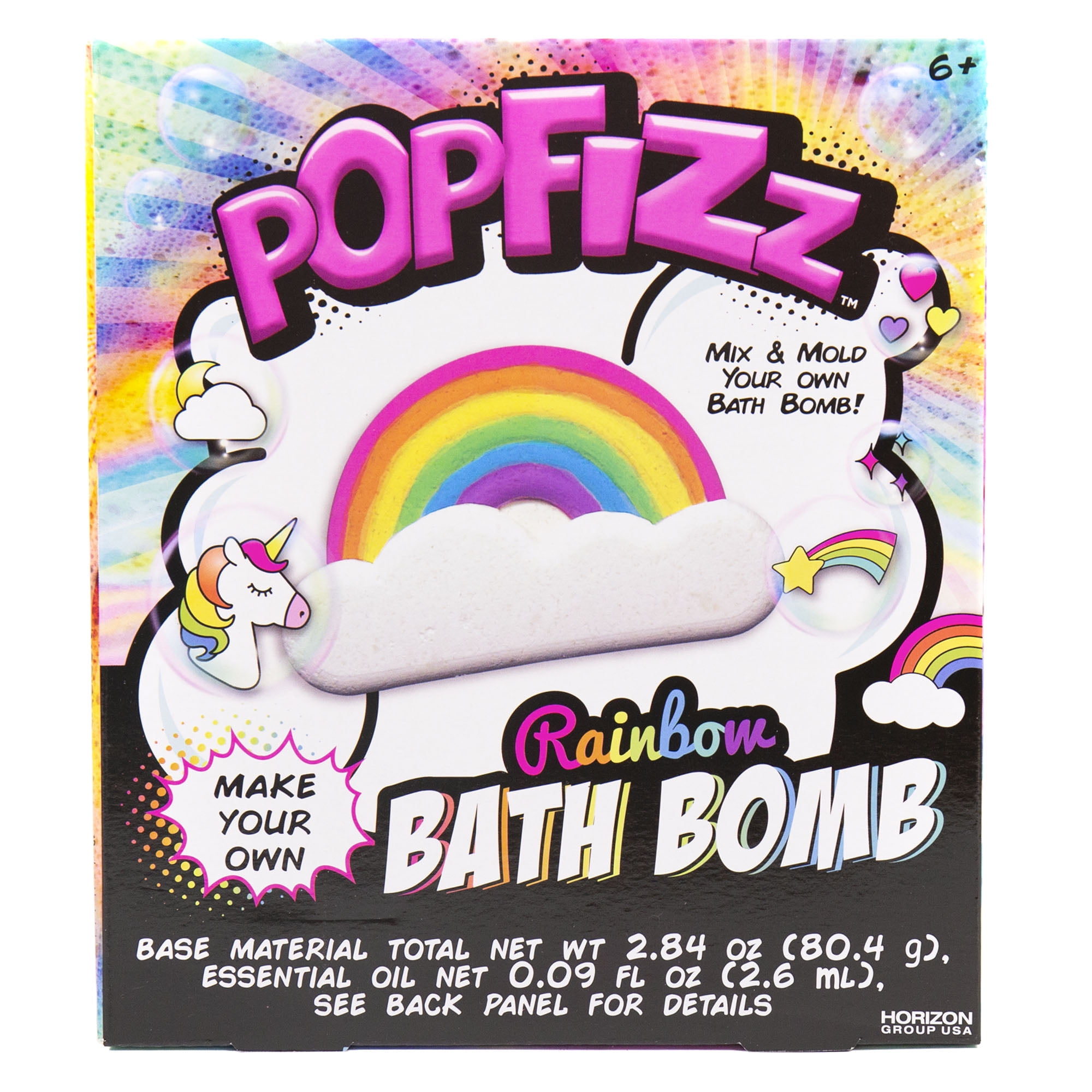 Popfizz Rainbow Surprise Bath Bomb kit, 1 Each